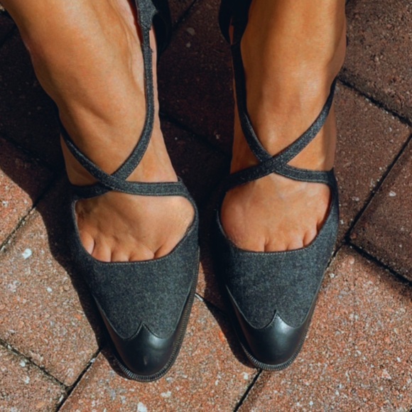 Philosophy Di Alberta Ferretti Vintage Grey Strappy Heels Size 39 - Picture 1 of 13